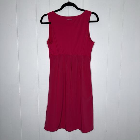 Columbia Women’s Armadale Omni Shade Tank Dress Pink Sleeveless Size Small - Picture 2 of 5